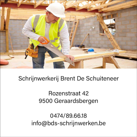 Schrijnwerkerij Brent De Schuiteneer